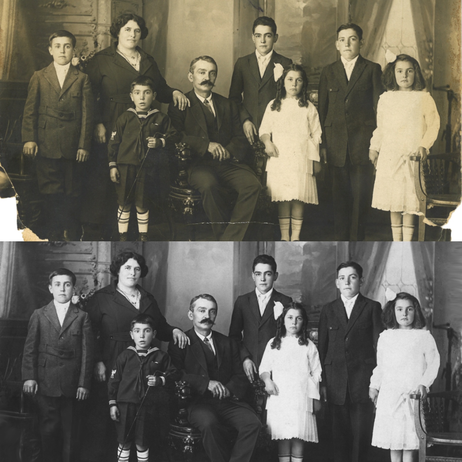 Restored Vintage Photograph